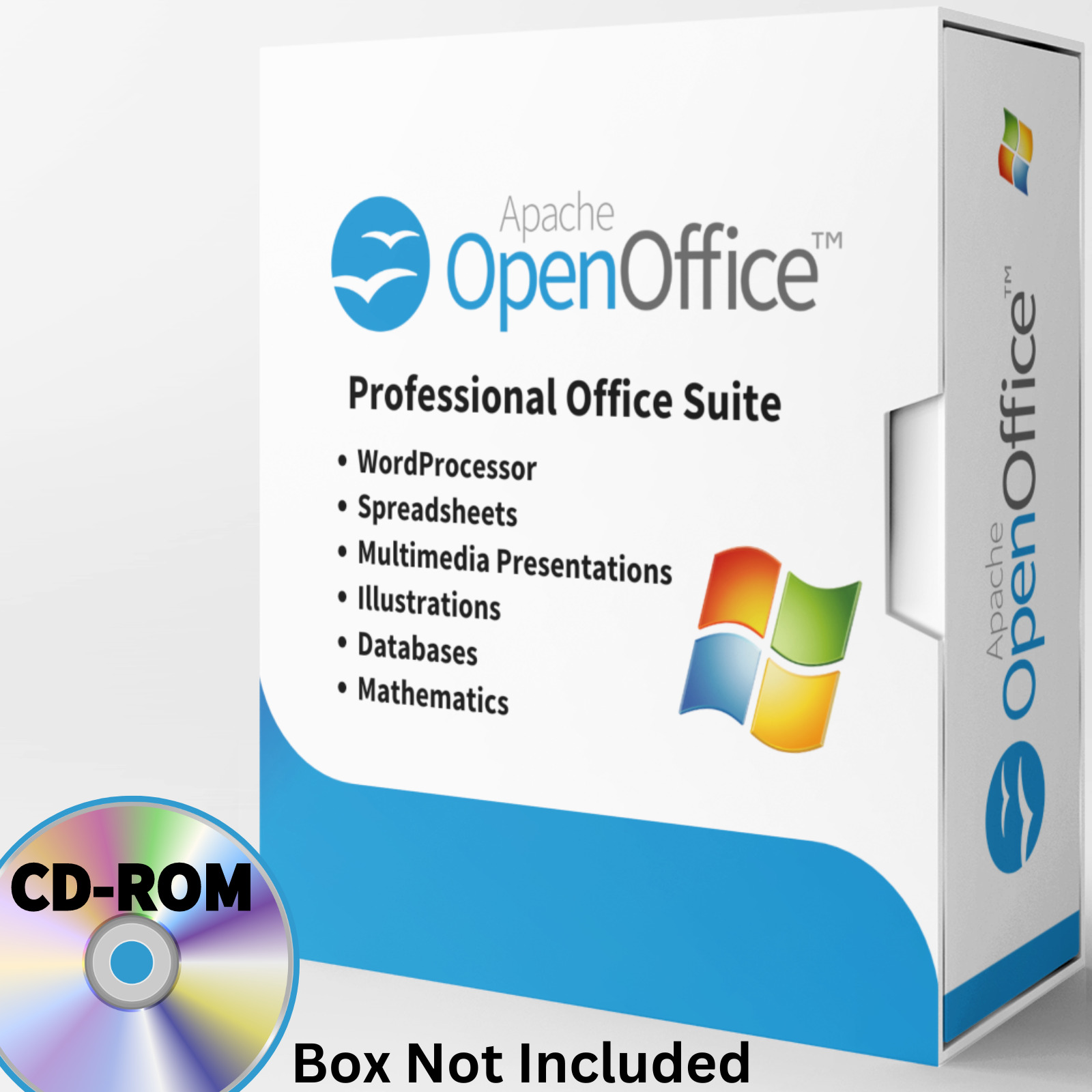 Open Office Software Suite for Windows -Word Processing Home Student Business CD