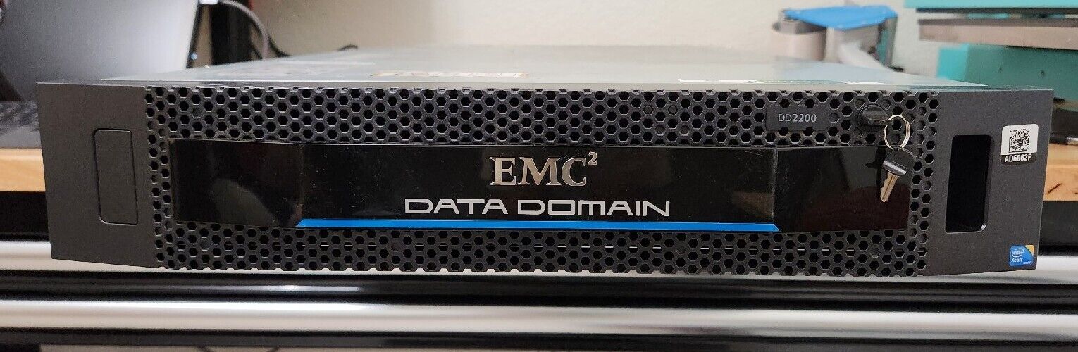 EMC Data Domain DD2200 System w/ 7x 2TB 7.2K SAS HDD 8GB RAM 10GbE module