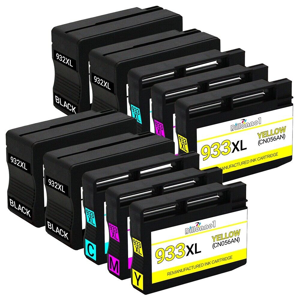 non-OEM Ink Cartridge for HP 932XL 933XL fits OfficeJet 7612 7510 7620