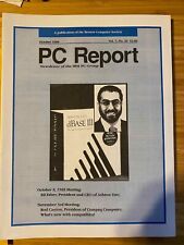 PC Report, Boston Computer Society (BCS) Magazine  OCT 1988 vintage picture