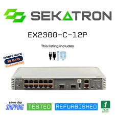π Juniper Networks EX2300-C-12P 12Γ Gigabit PoE+ β’ 2Γ 10G SFP+ Compact Switch β‘ picture