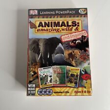 Animals Amazing Wild and Endangered Learning Power Pack Win/Mac New Sealed picture