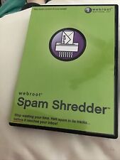 Webroot  Spam Shredder ….Used Once picture