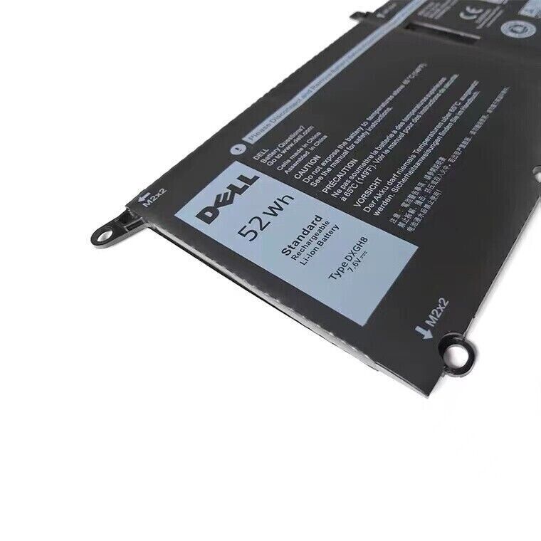 Genuine 52WH DXGH8 Battery For Dell Inspiron 13 7390 7391 2-in-1 5390 5391 7490