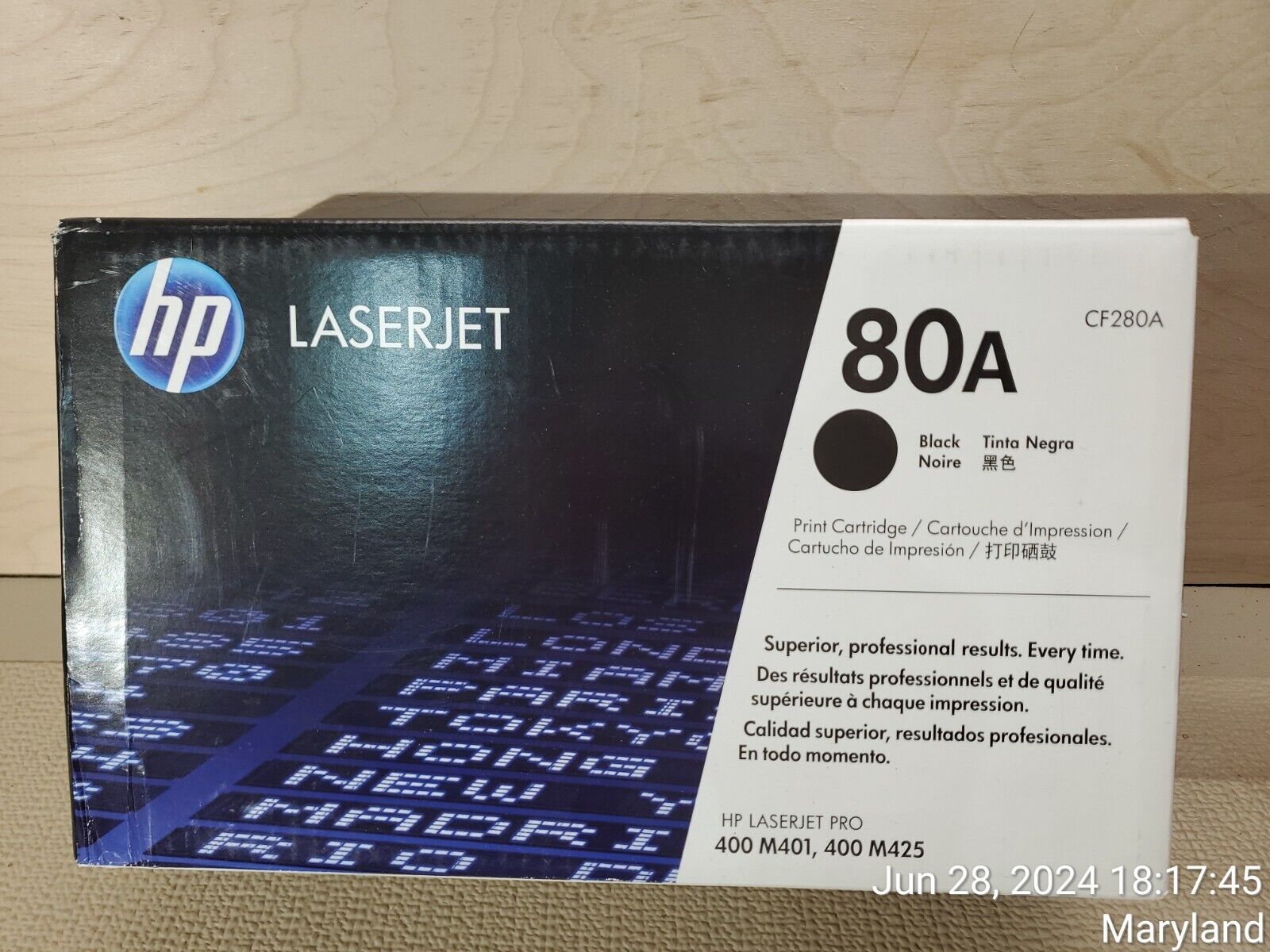 HP LaserJet 80A  Toner Cartridges - Black (CF280A)