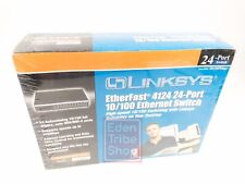 Linksys 24 Port EtherFast 4124 10/100 Ethernet Network Switch EF4124 Sealed picture